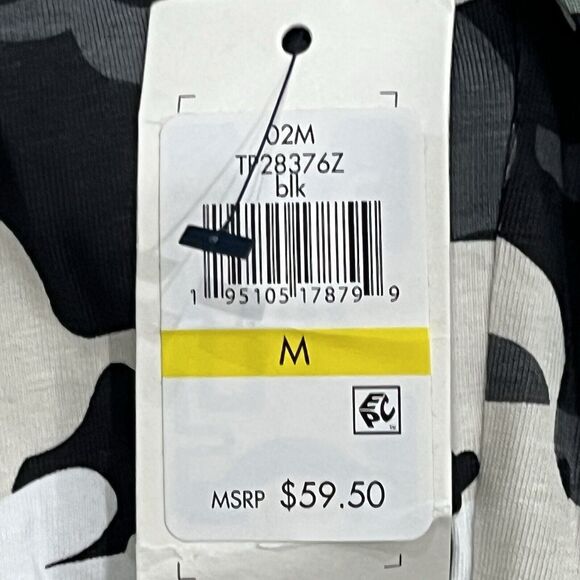 TOMMY HILFIGER SPORT WOMEN KNEE LENGTH CAMO-DRESS-BLACK/GREEN SLEEVELESS SIZE S - Picture 8 of 8